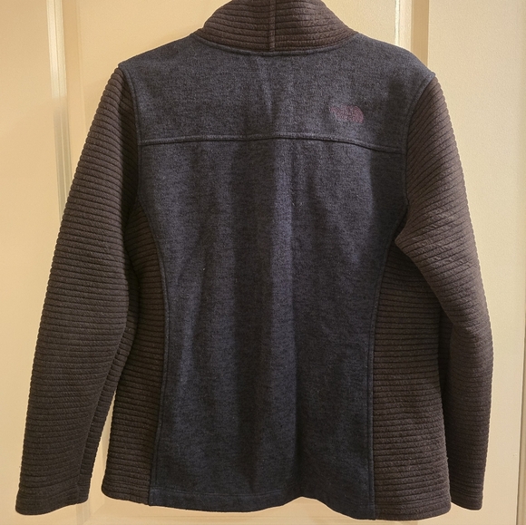 The North Face Dark Blue Full-Zip Jacket Large - Picture 2 of 3